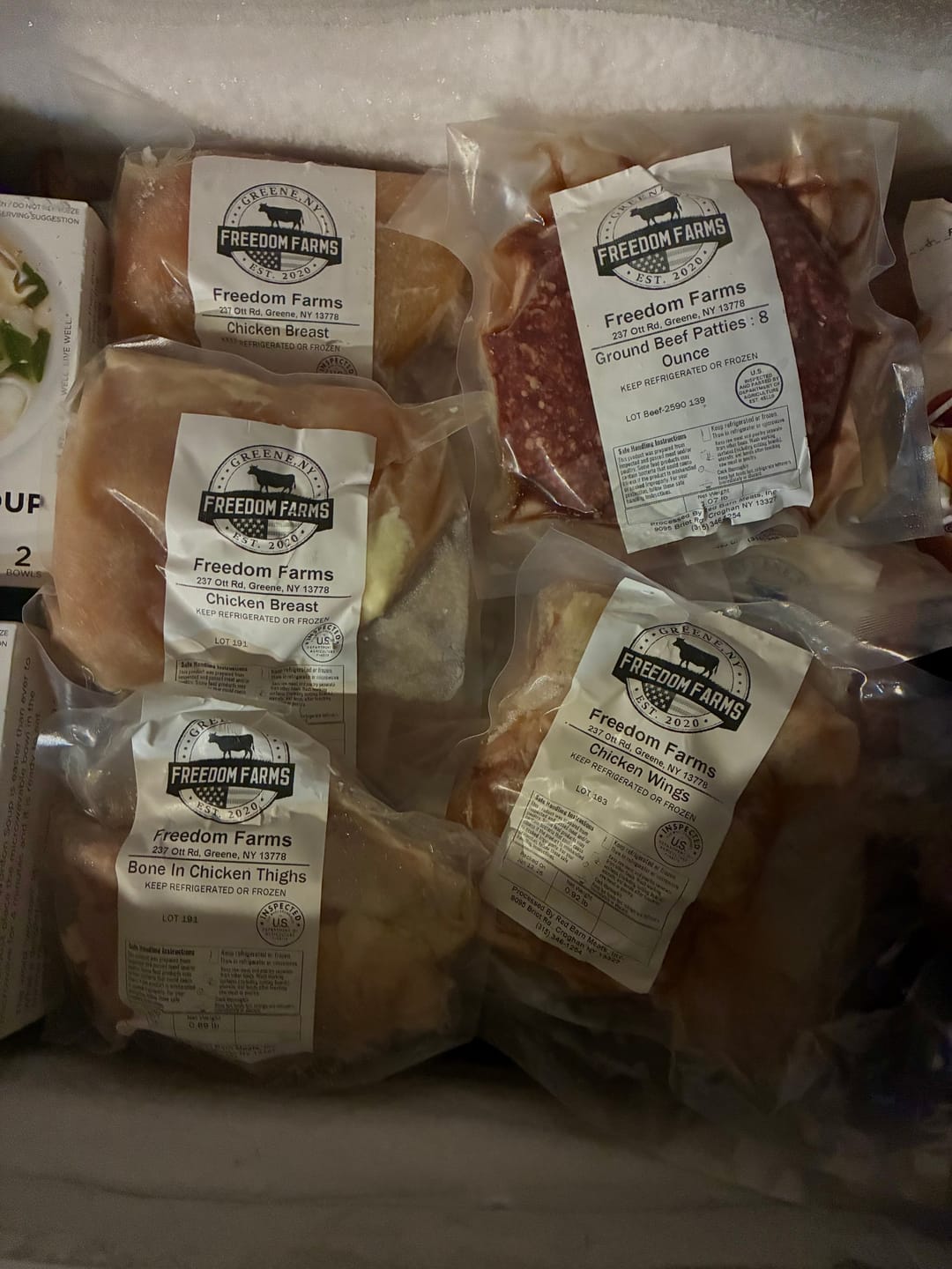 Customer photo review of CHICKEN BREAST (10lbs-Boneless and Skinless)