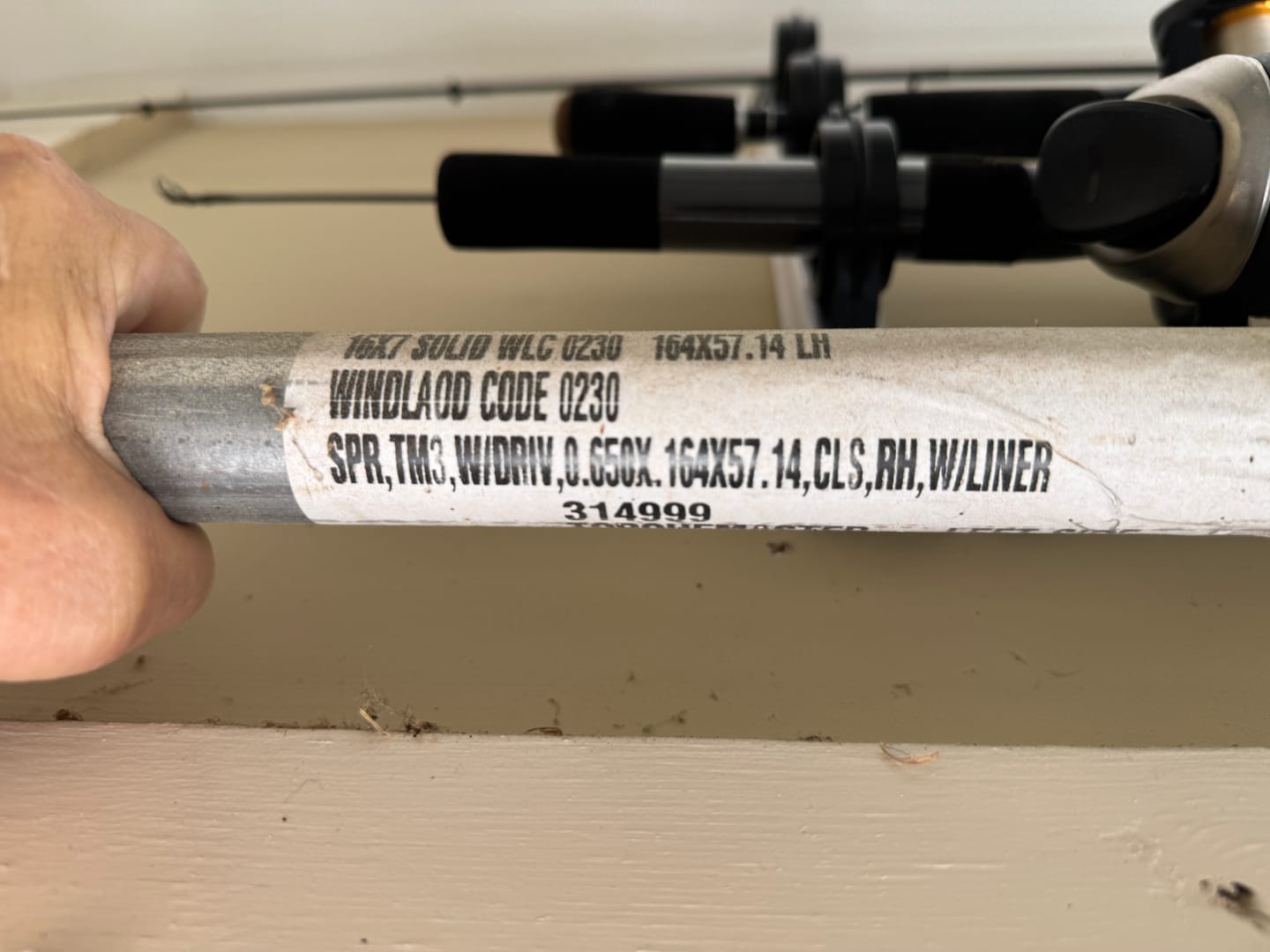 Customer photo review of 0.164X57.14 | TorqueMaster Plus Spring | TMP/TM3