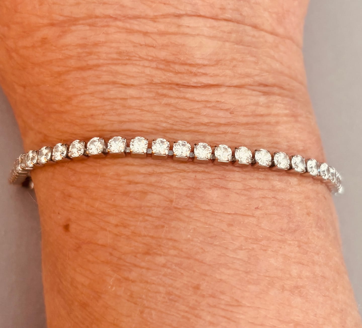 Customer photo review of Amora Tennis Bracelet