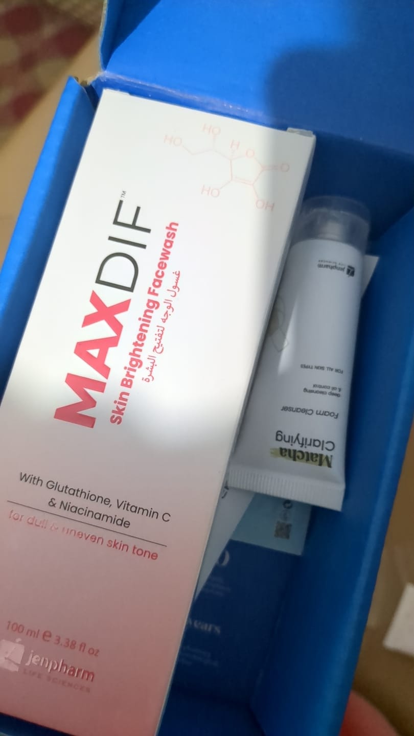 Customer photo review of Maxdif Facewash
