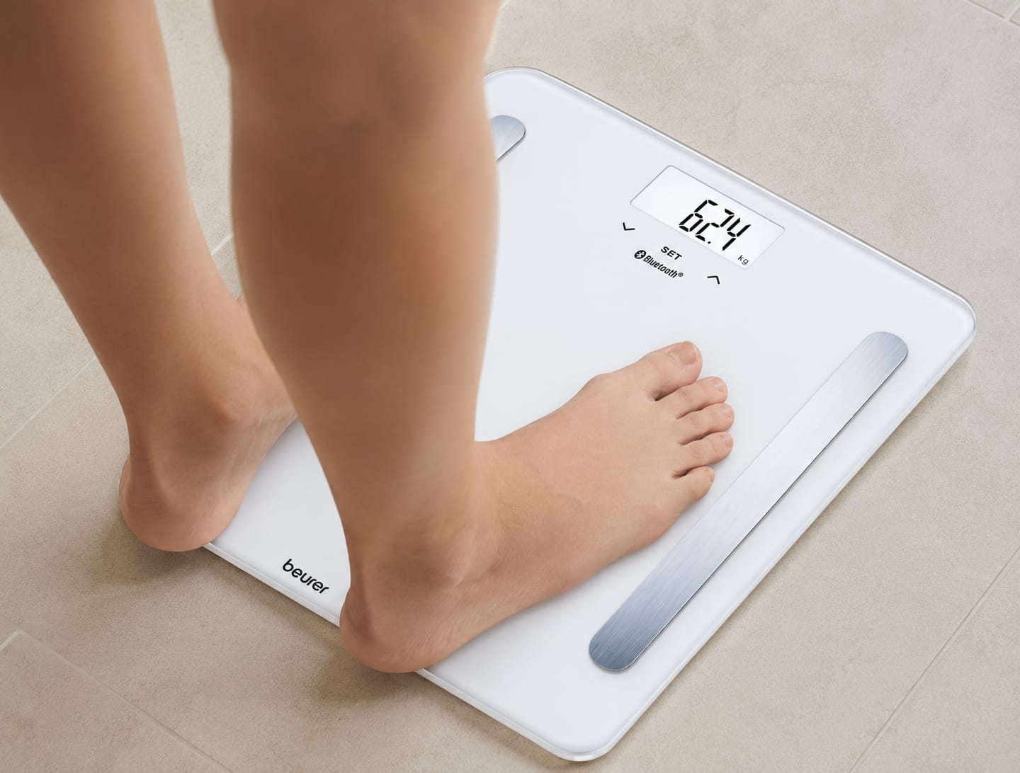 Customer photo review of Báscula Diagnóstica de Baño para Personas BF600, Memoria Hasta para 8 Usuarios, Análisis Corporal de Cuerpo Completo / BF600 Marca beurer