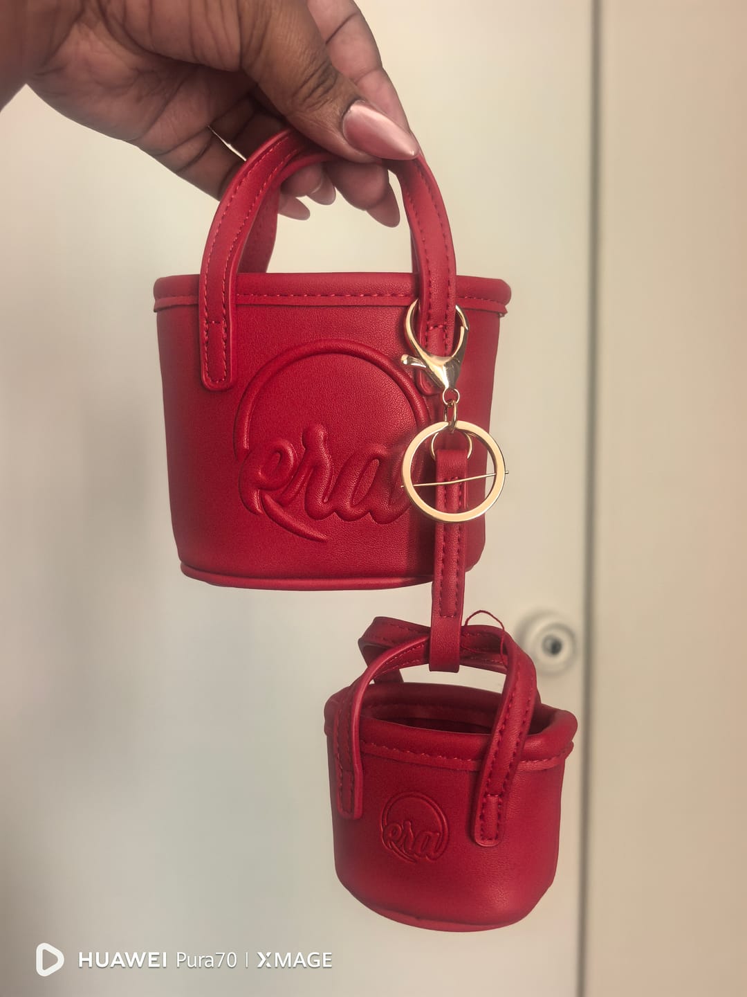 Customer photo review of Red Era Micro Bag Charm