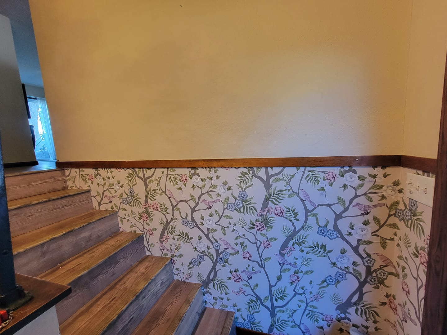 Customer photo review of Ava - Chinoiserie Peonies Trees & Birds Wallpaper