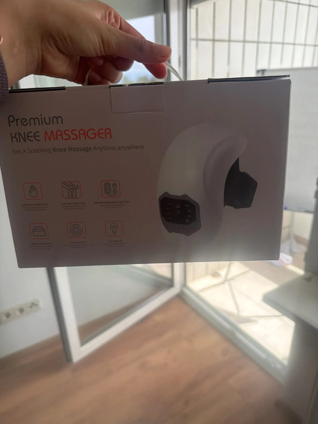 Customer photo review of Val's Gift™ Allevi Knee Massager