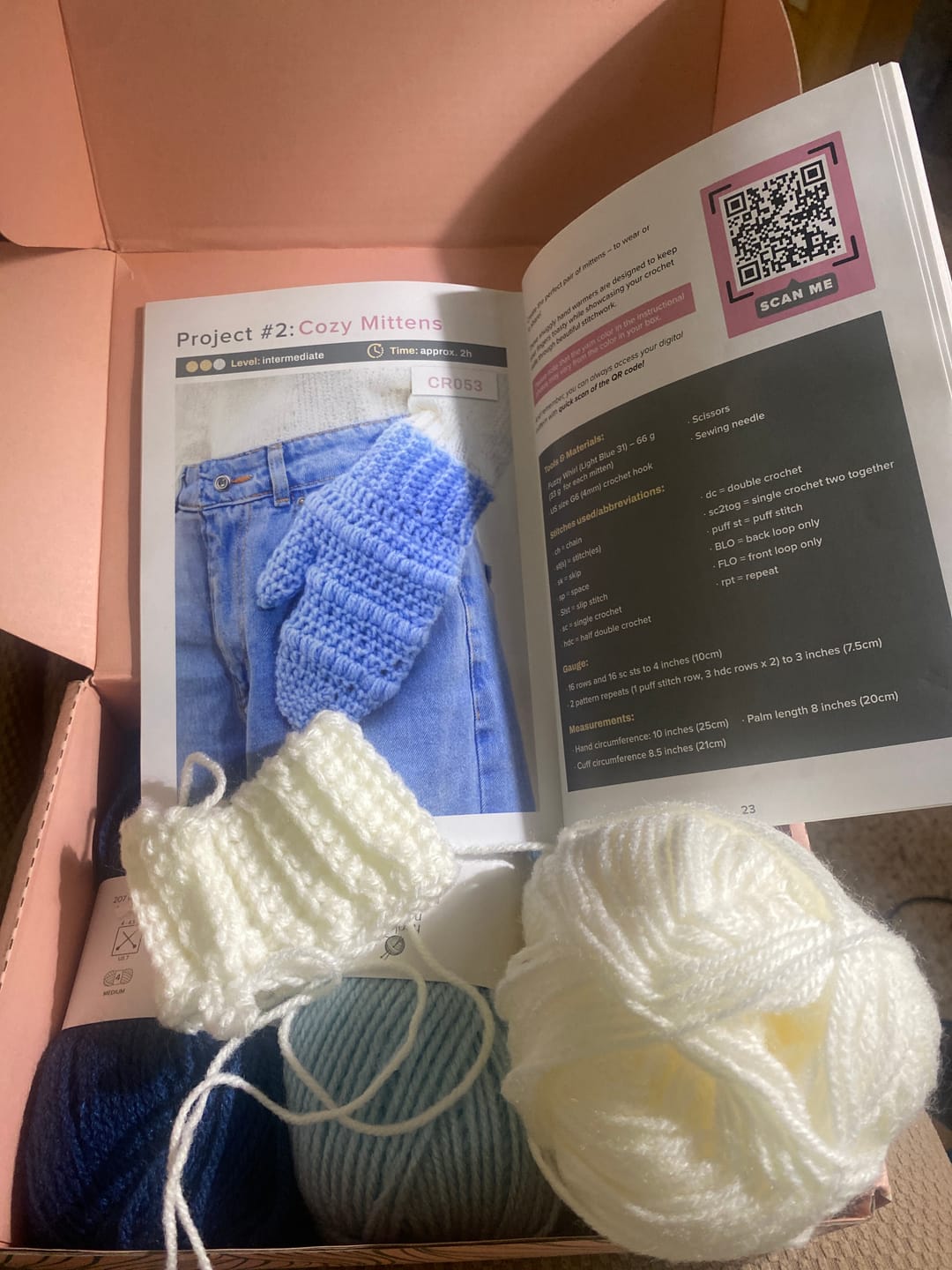 Customer photo review of Hooks & Needles Subscription Box
