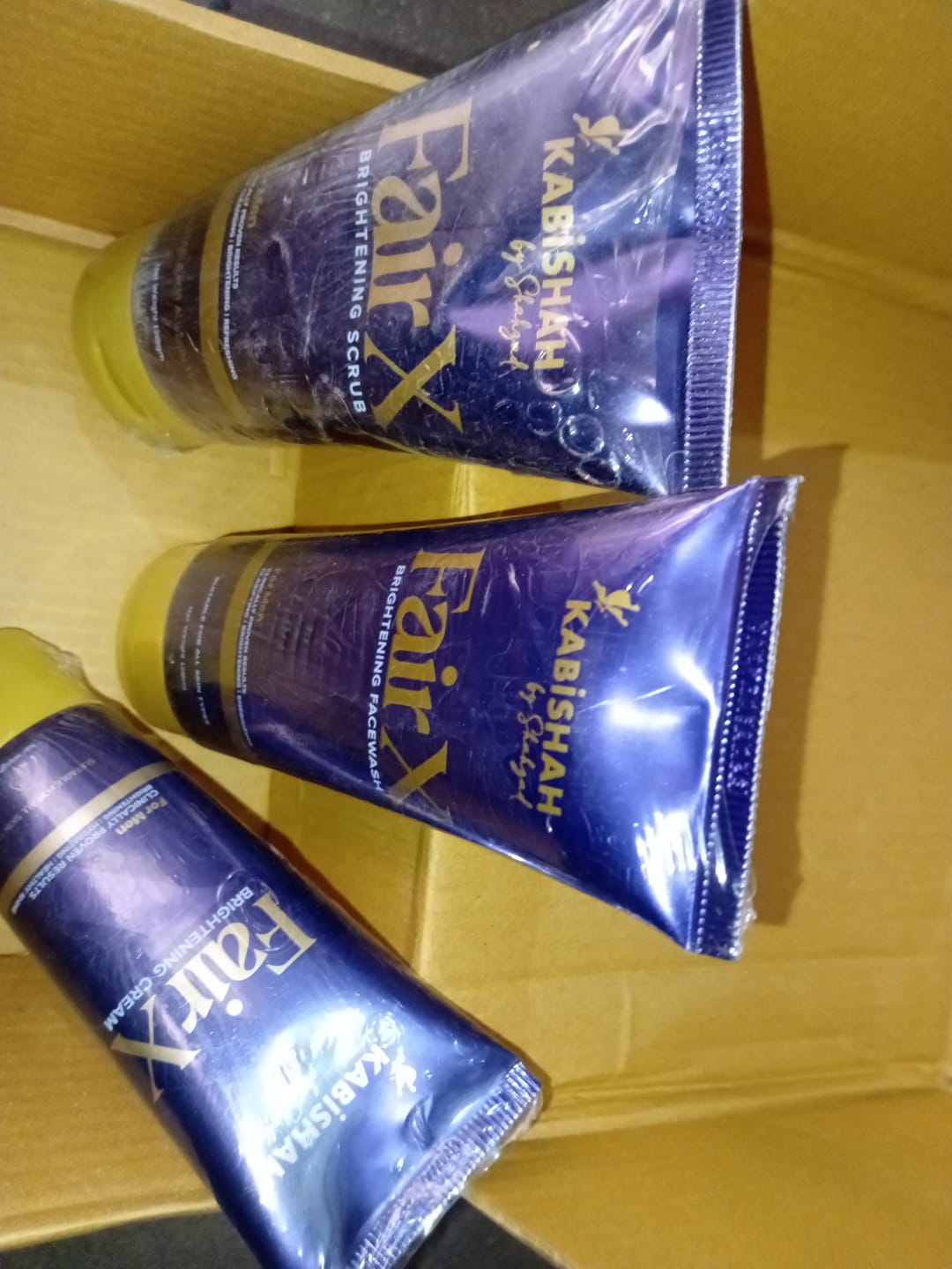 Customer photo review of Men's FairX Brightening Bundle