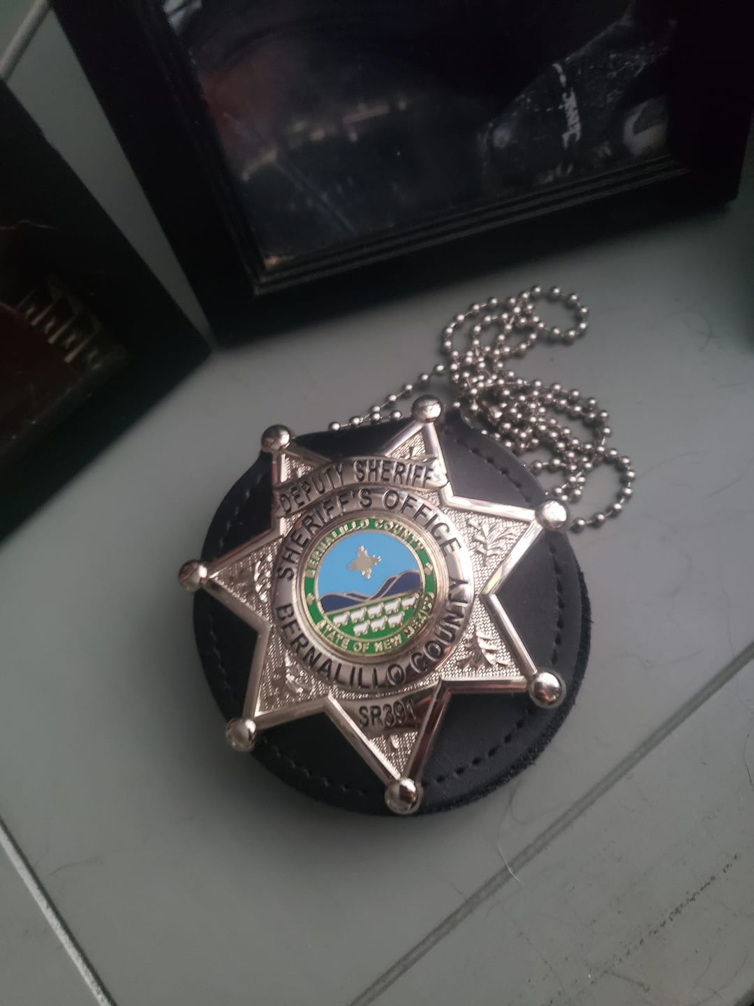 Customer photo review of Customizable Badge MA33