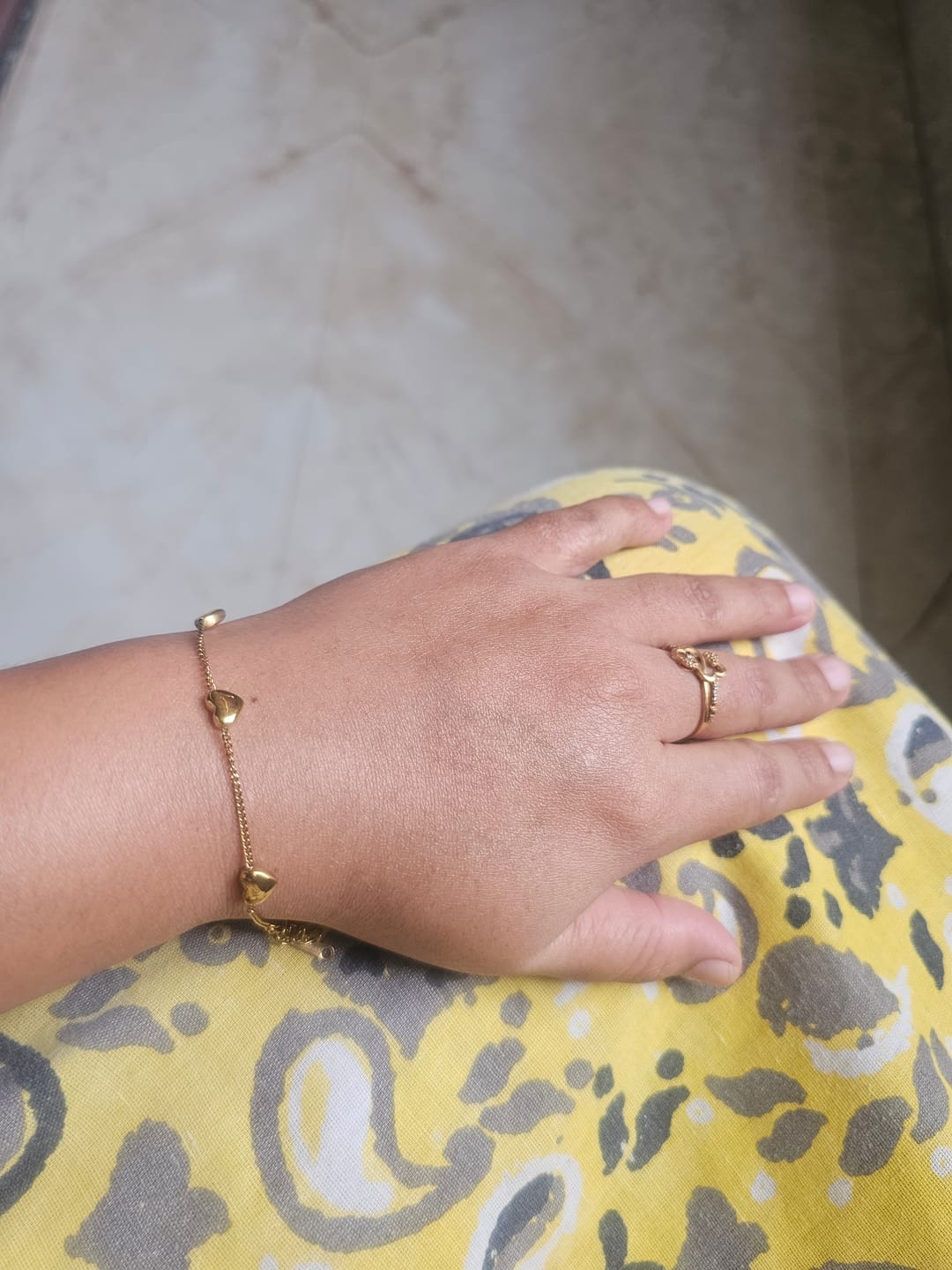 Customer photo review of Lunar Heart Bracelet