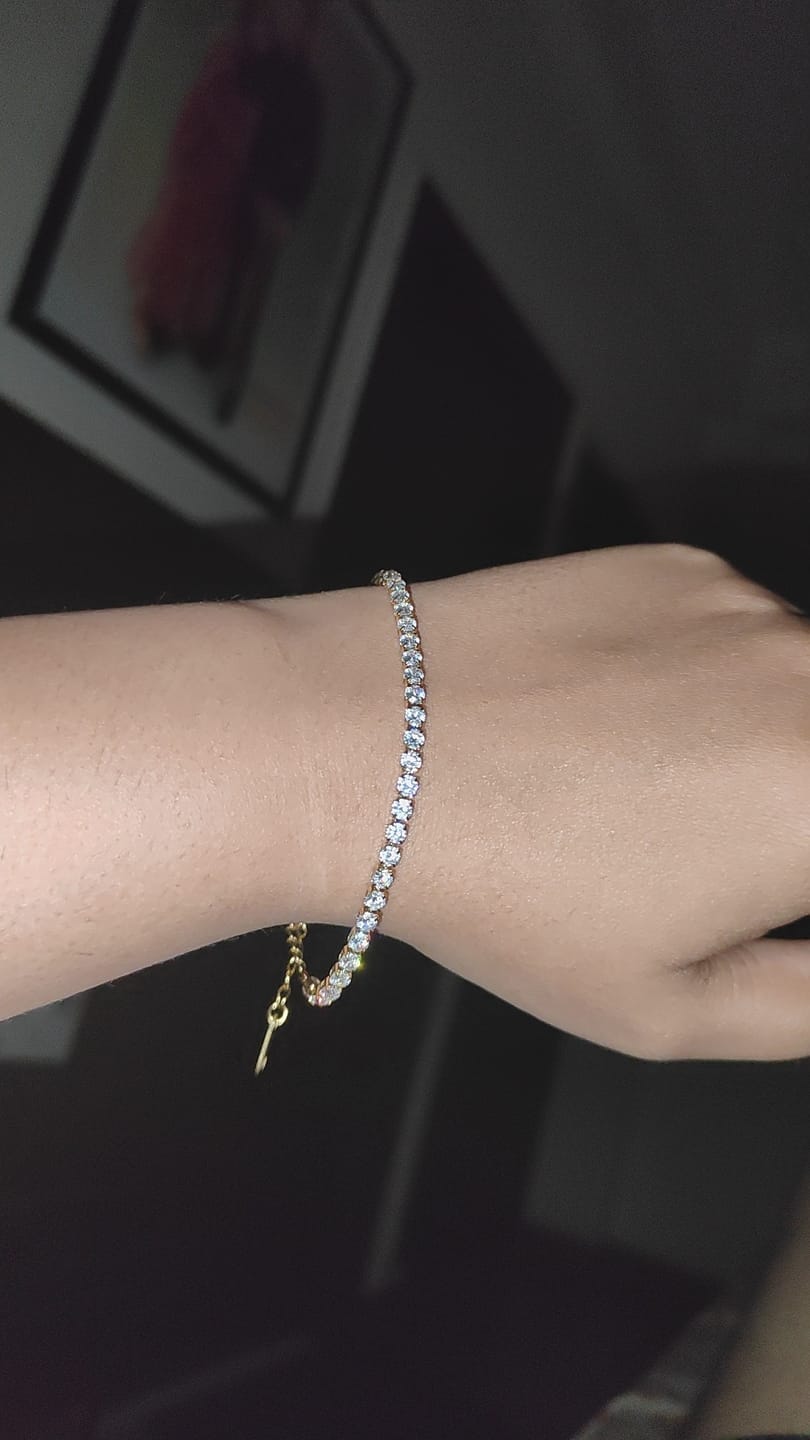 Customer photo review of Tennis Bracelet