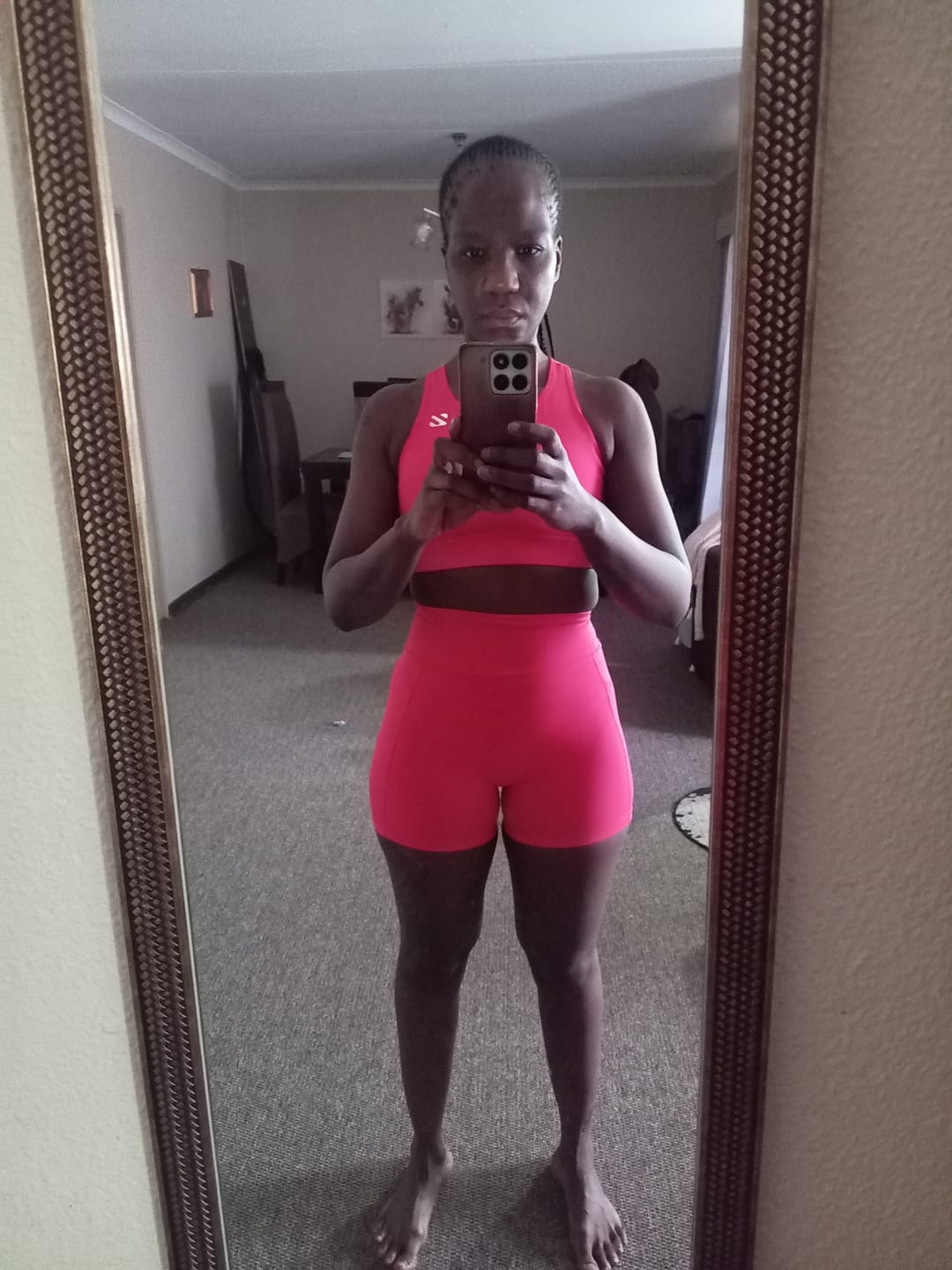Customer photo review of Workout Set for Women Sports Outfits