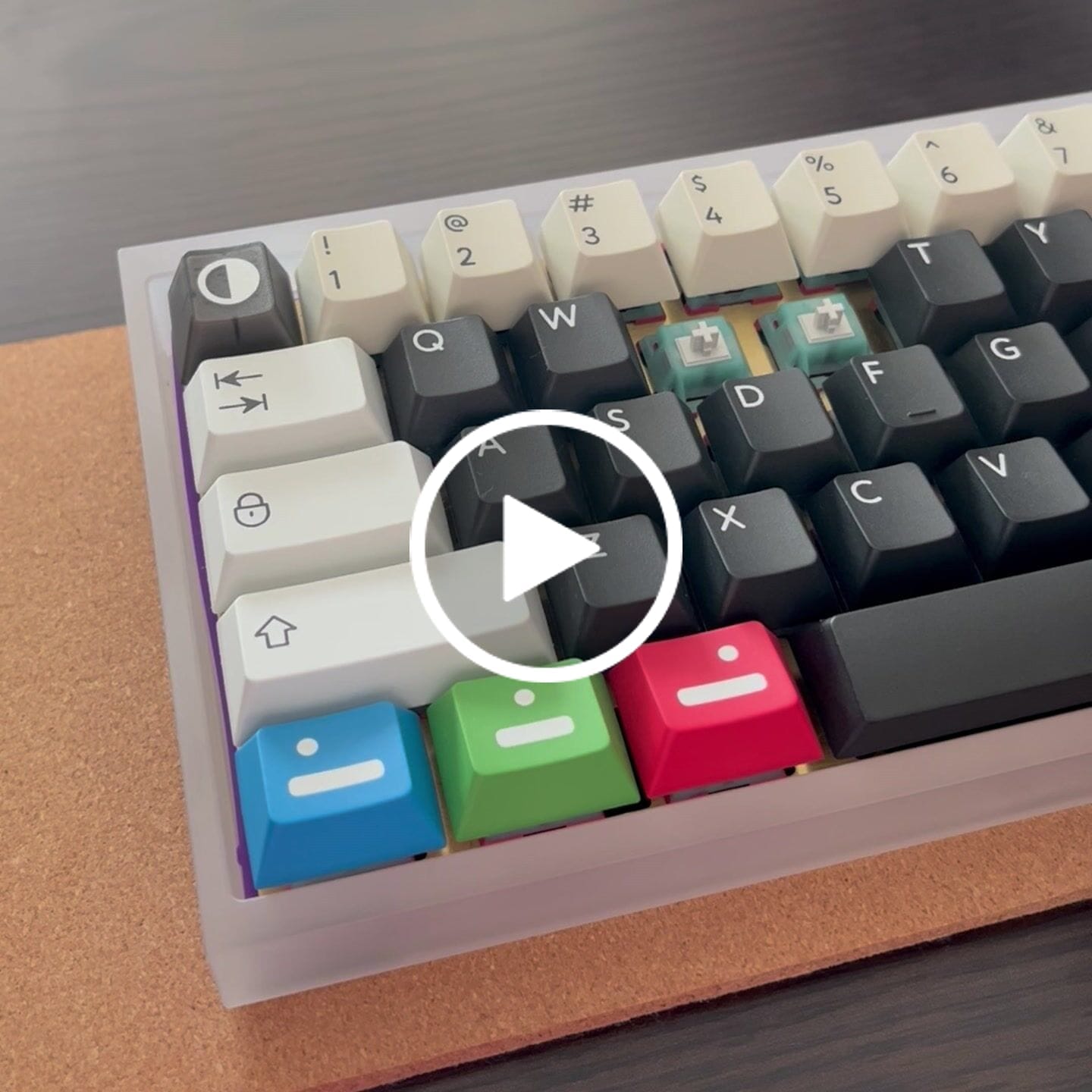 Customer video review of KEYGEEK T2 LINEAR SWITCH FACTORY LUBED (10PCS)