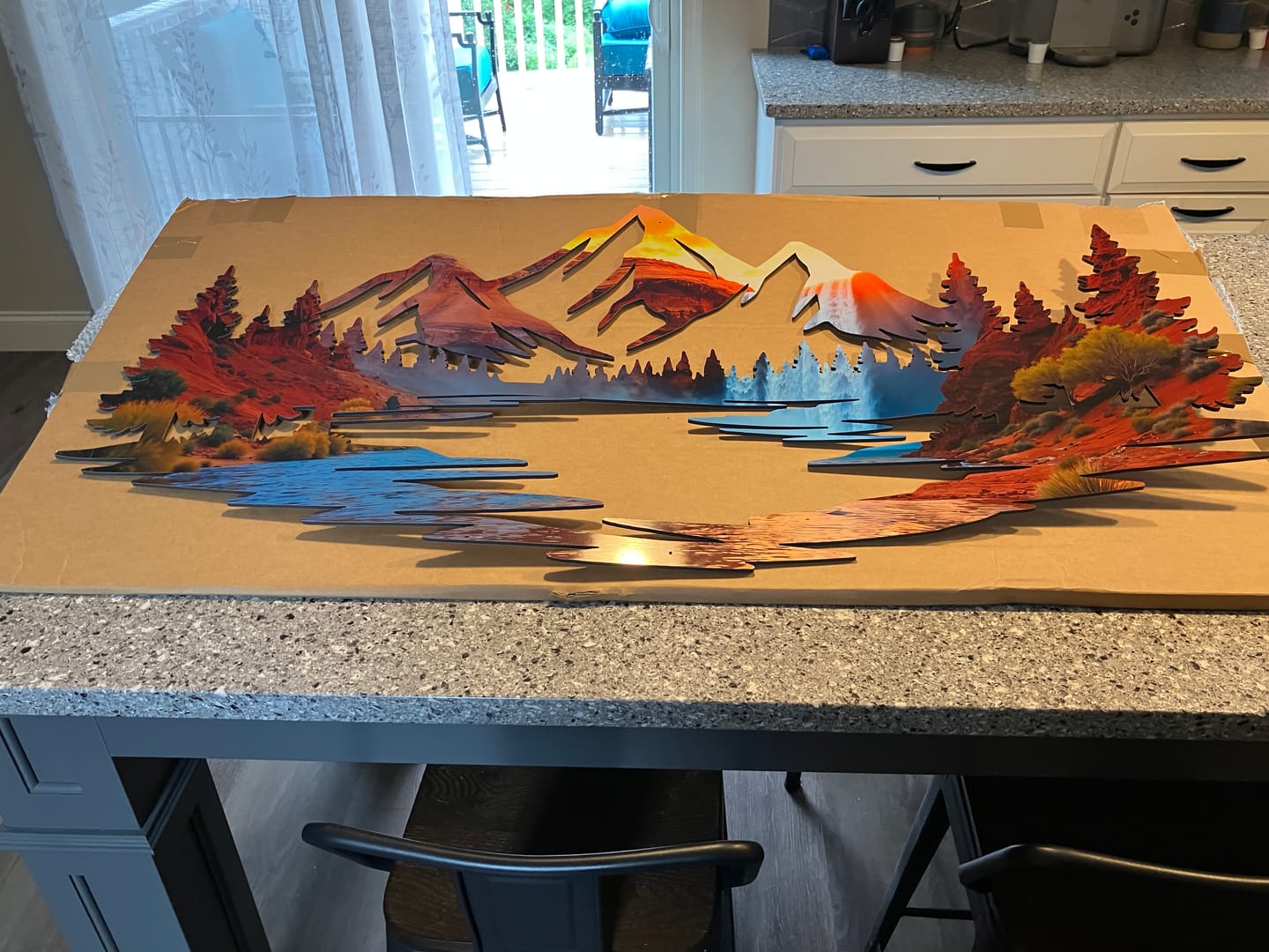 Customer photo review of Zion National Park Printed Wall Art