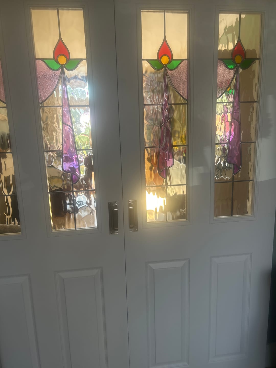 Customer photo review of Classic Satin Nickel Cupboard Handles