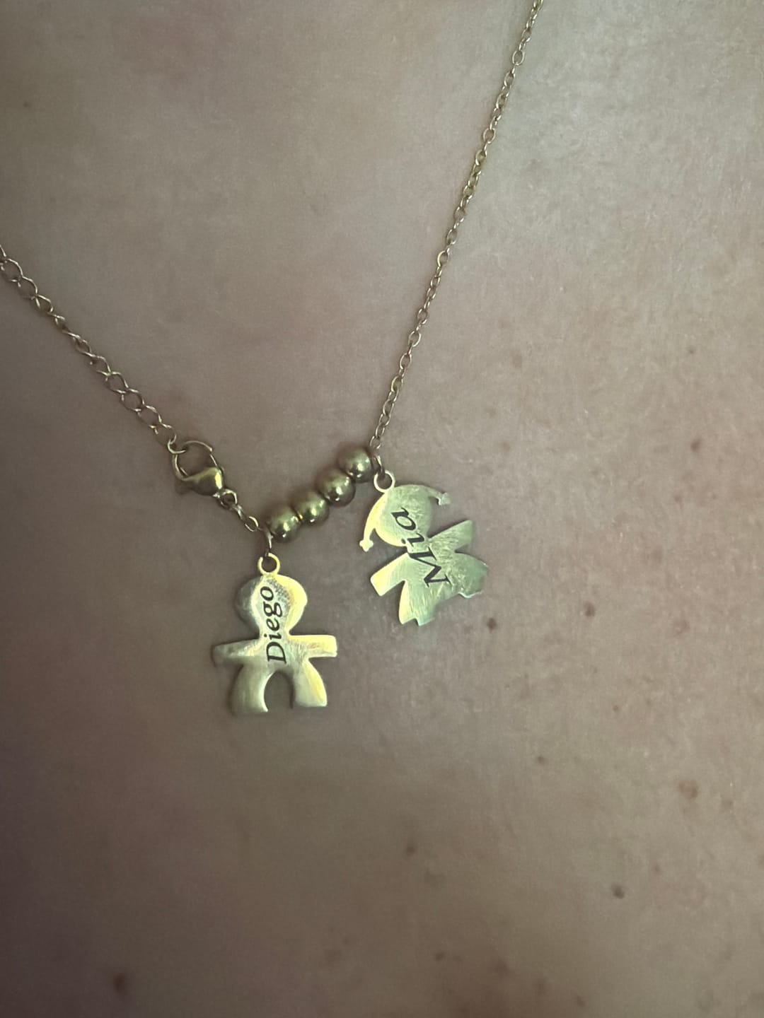Customer photo review of Collana con bambini - I Miei Tesori