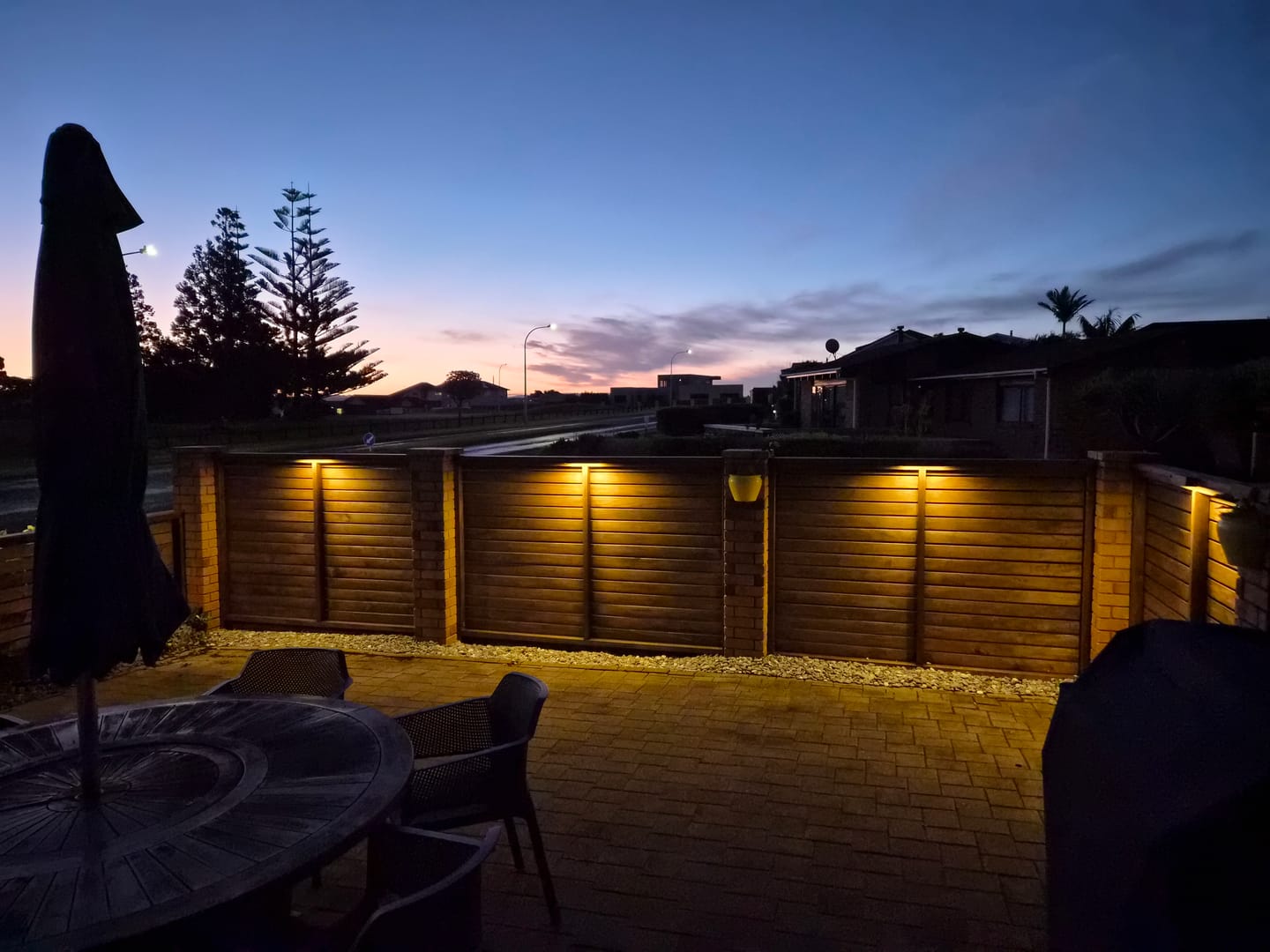 Customer photo review of Solar Wall Light with Motion Sensor