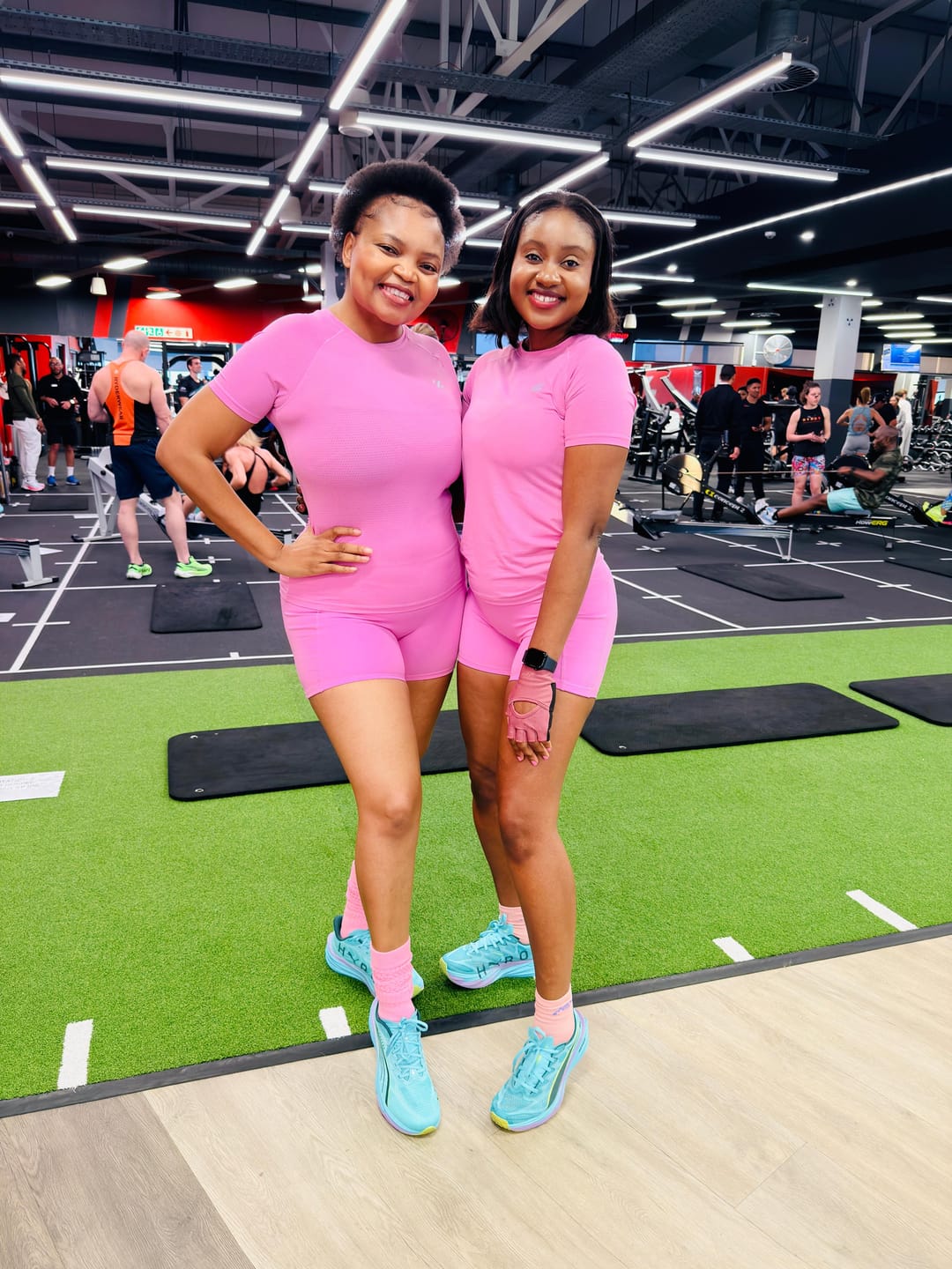 Customer photo review of High-Rise Pockets Shorts