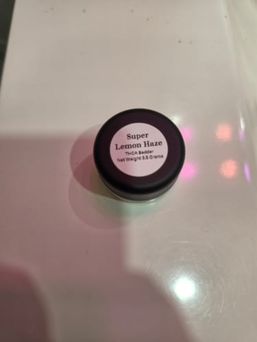 Customer photo review of Super Lemon Haze | THCA Badder