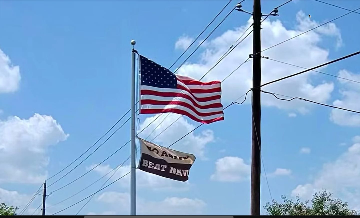 Customer photo review of 5' x 8' American Flag