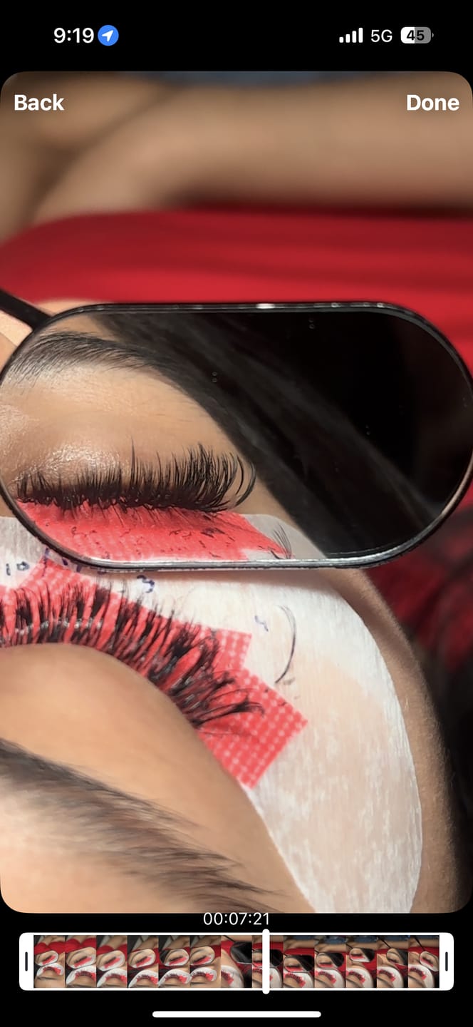 Customer photo review of VEYESINC Cashmere Lashes - 0.03MM