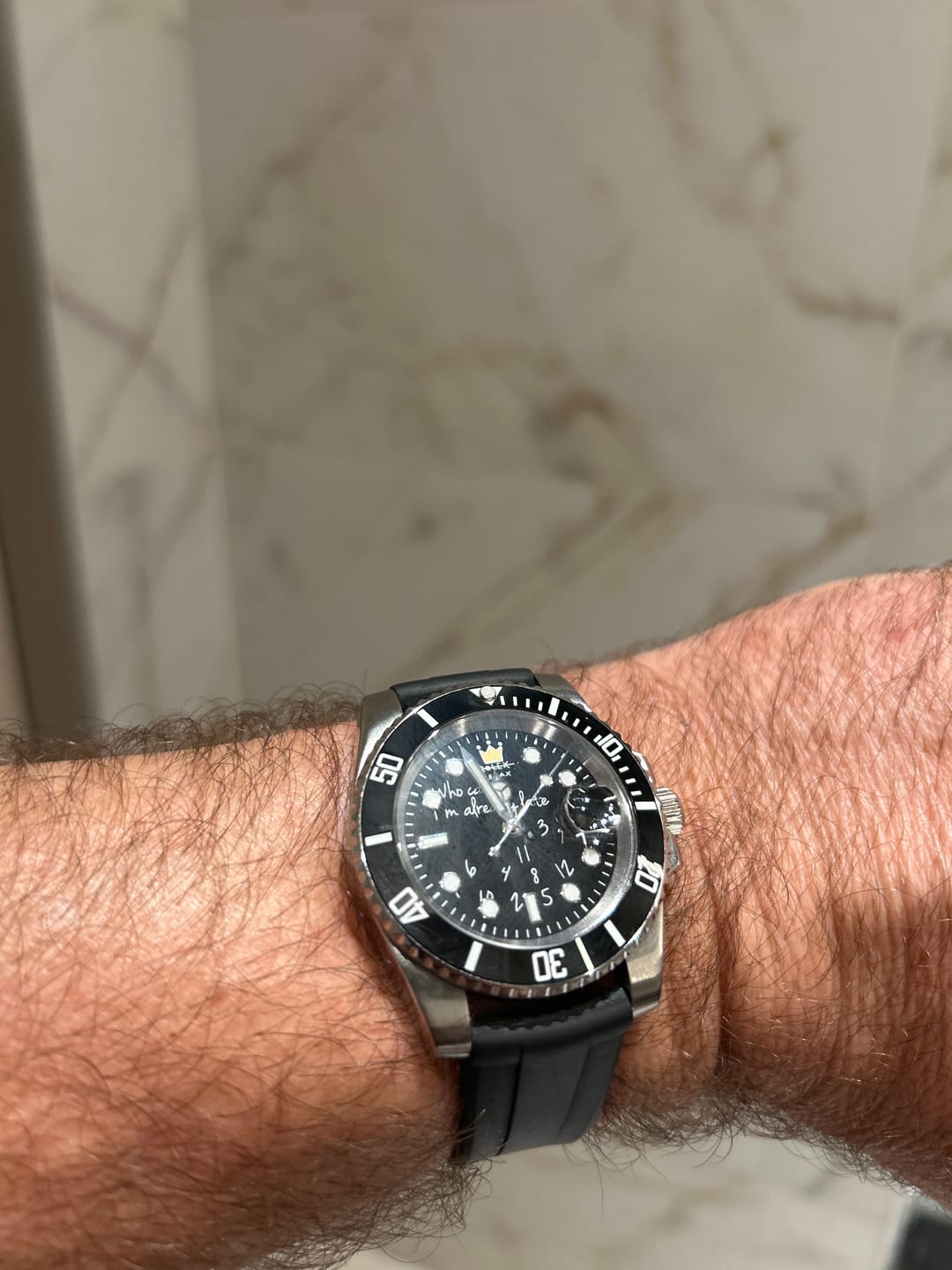 Customer photo review of HYDROCORE FLUORO WATCH