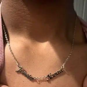Customer photo review of The Custom Signature Name Necklace