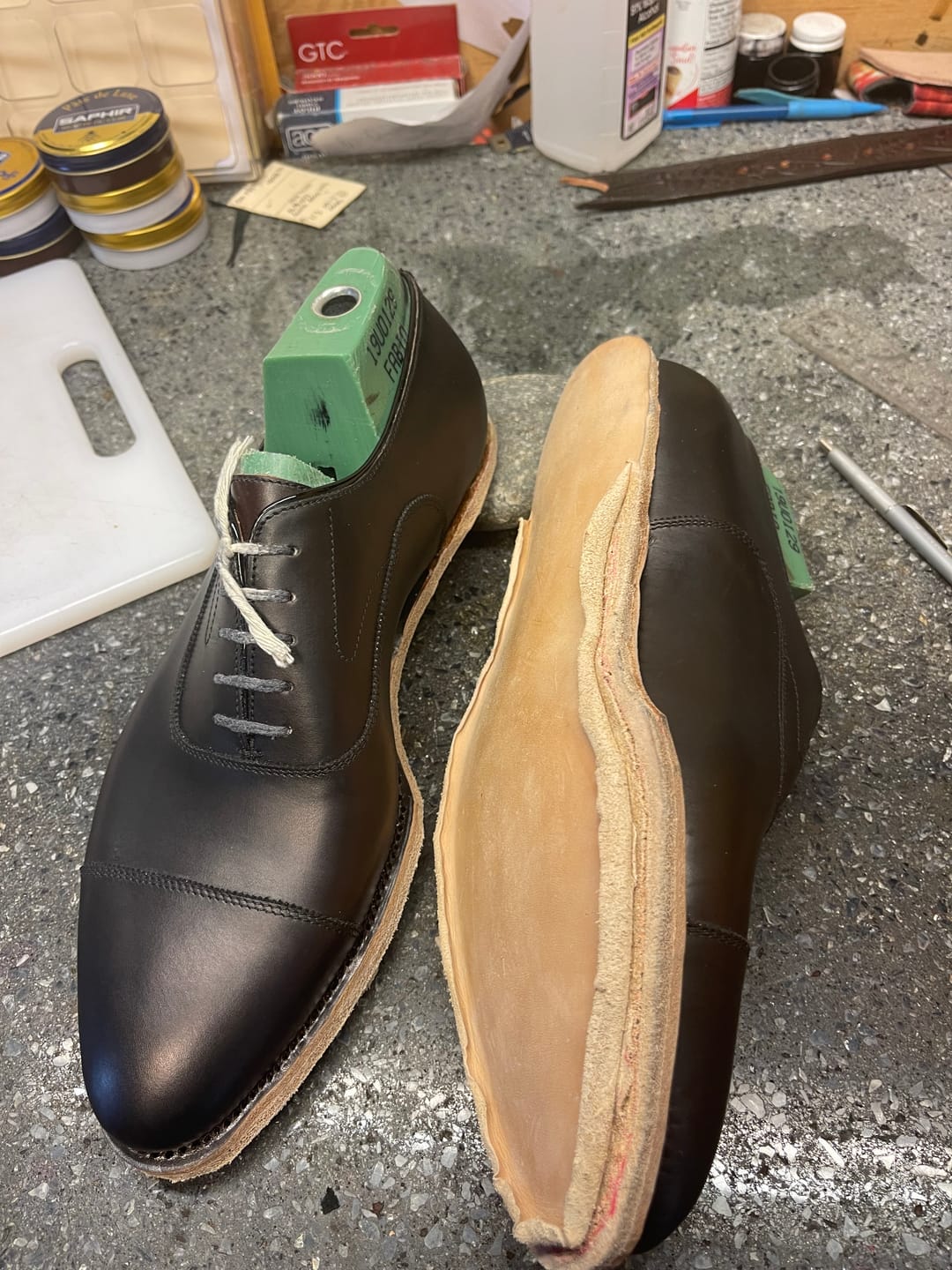 Customer photo review of French Box Calf