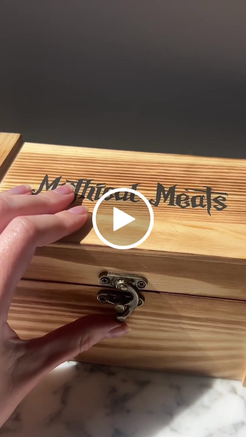 Customer video review of Mythical Meats® DELUXE Loot Crate - 20 Snack Sticks Included!
