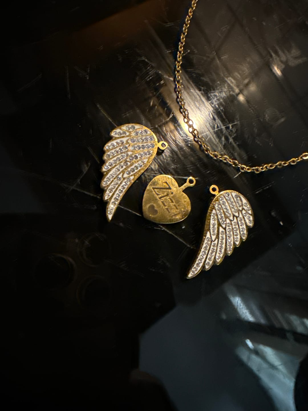 Customer photo review of Collana Angelo mio l'originale ✦ Incidi il nome del tuo Angelo