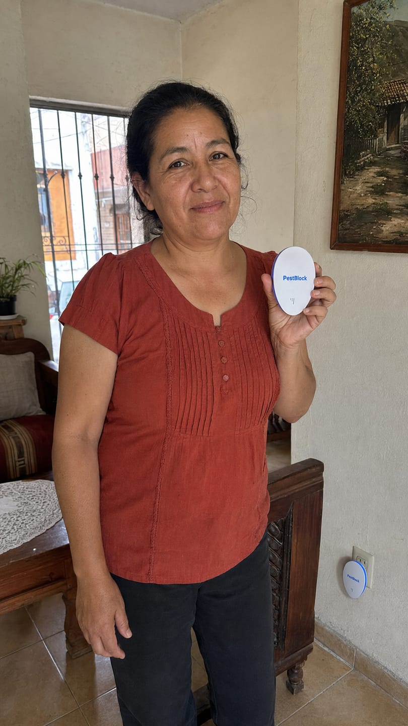 Customer photo review of PestBlock™ Repelente de Plagas 2026 - Tecnología Adaptativa