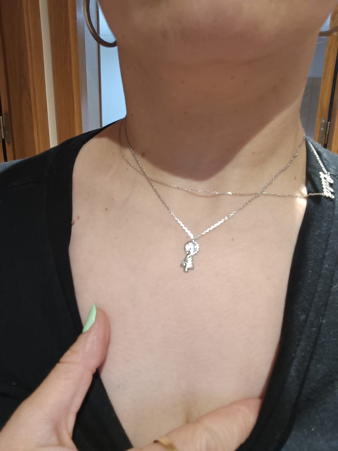Customer photo review of Collar Virgen del Pilar