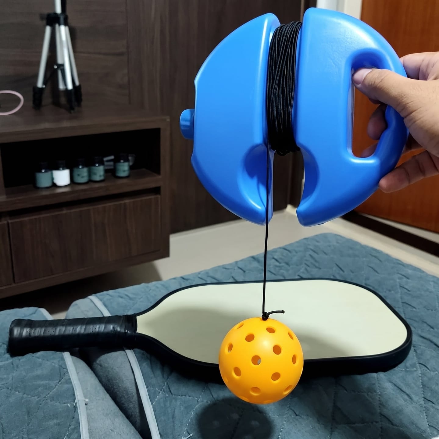 Customer photo review of Pickleballone™ Solo Trainer