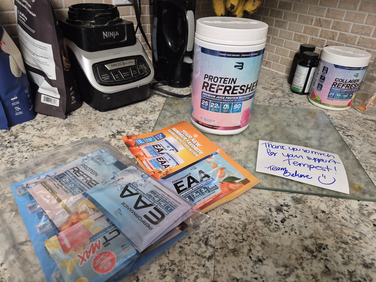 Customer photo review of Protein Refresher