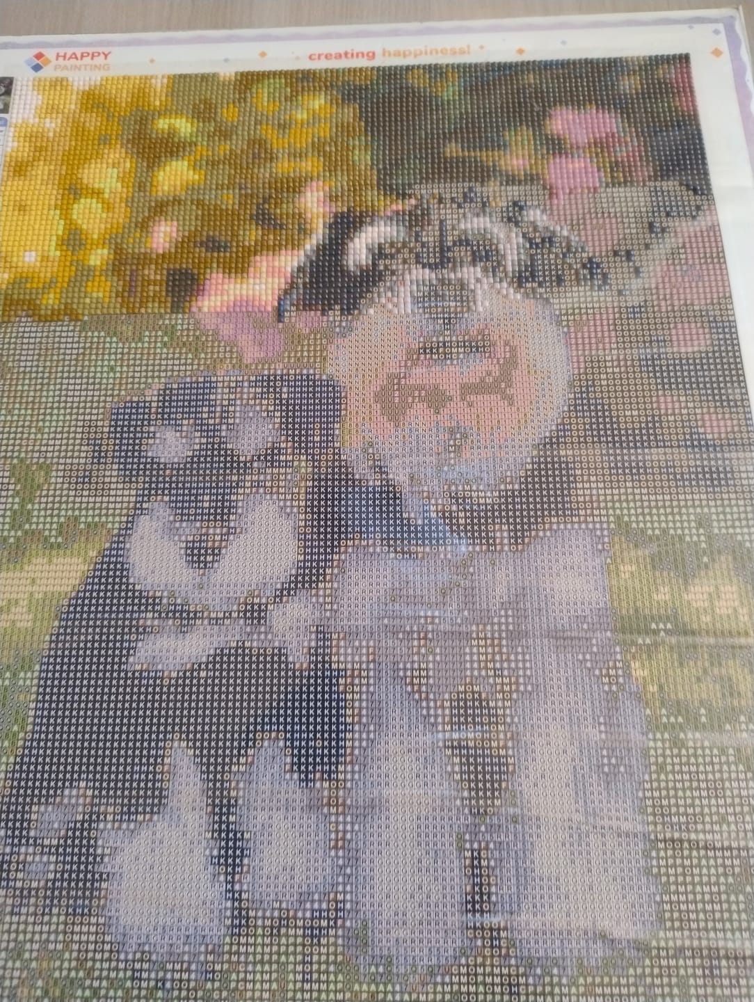 Customer photo review of Eigen Foto Diamond Painting