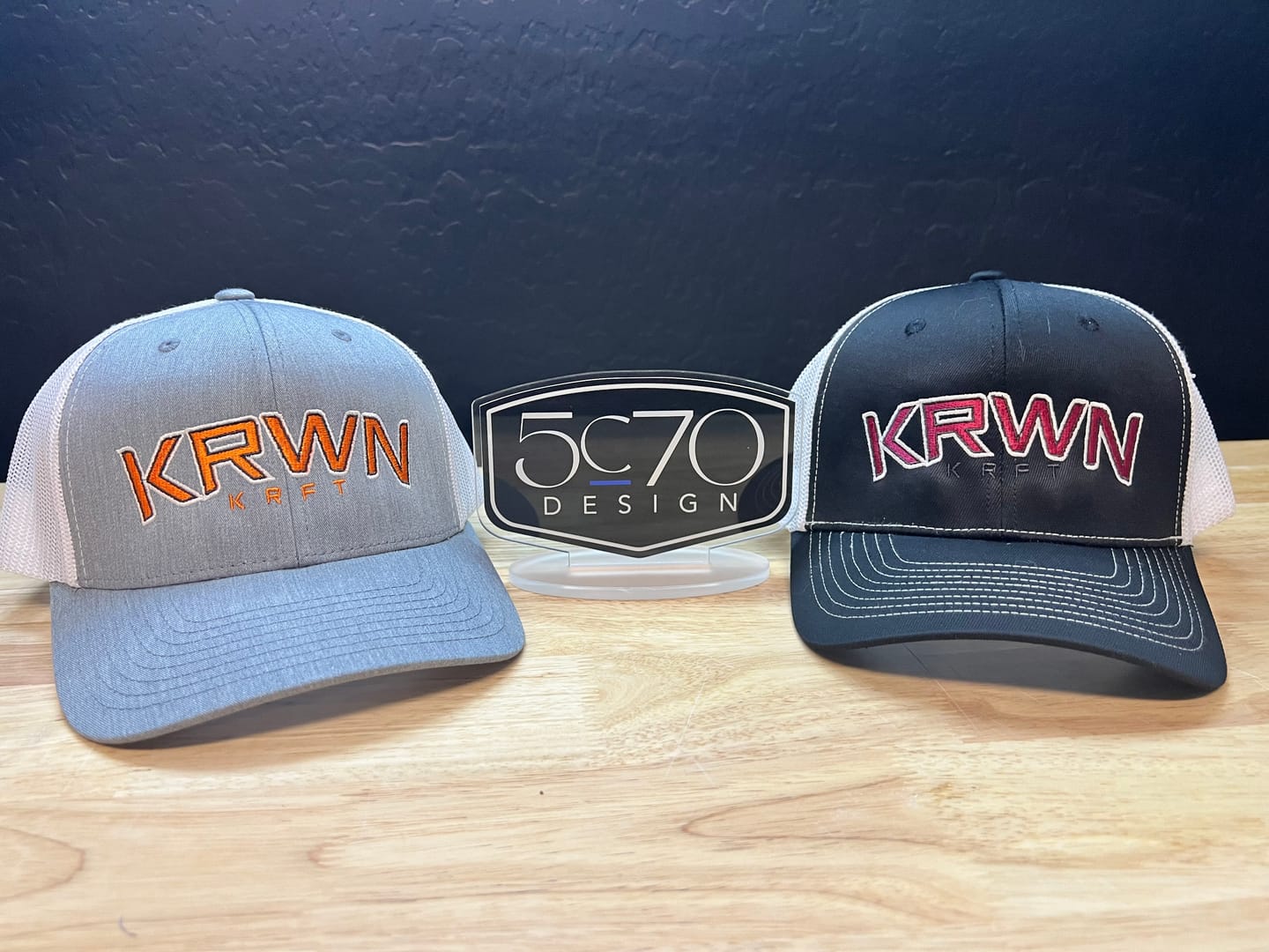 Customer photo review of 3 Tabletop Signs + 10 Keychains
