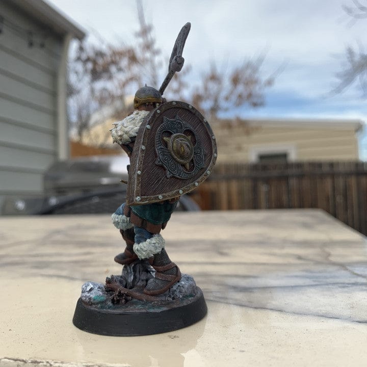Customer photo review of KICKSTARTER FREE ''VIking Warrior Presupported 3D Model