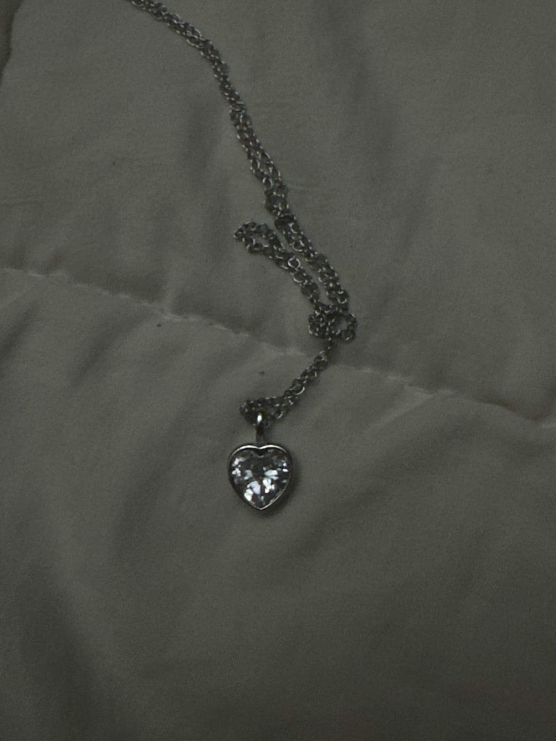 Customer photo review of Collar Amour Plata + Zirconia