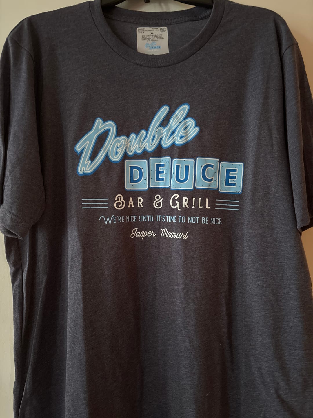 Customer photo review of Double Deuce Men's/Unisex Super Soft Tee