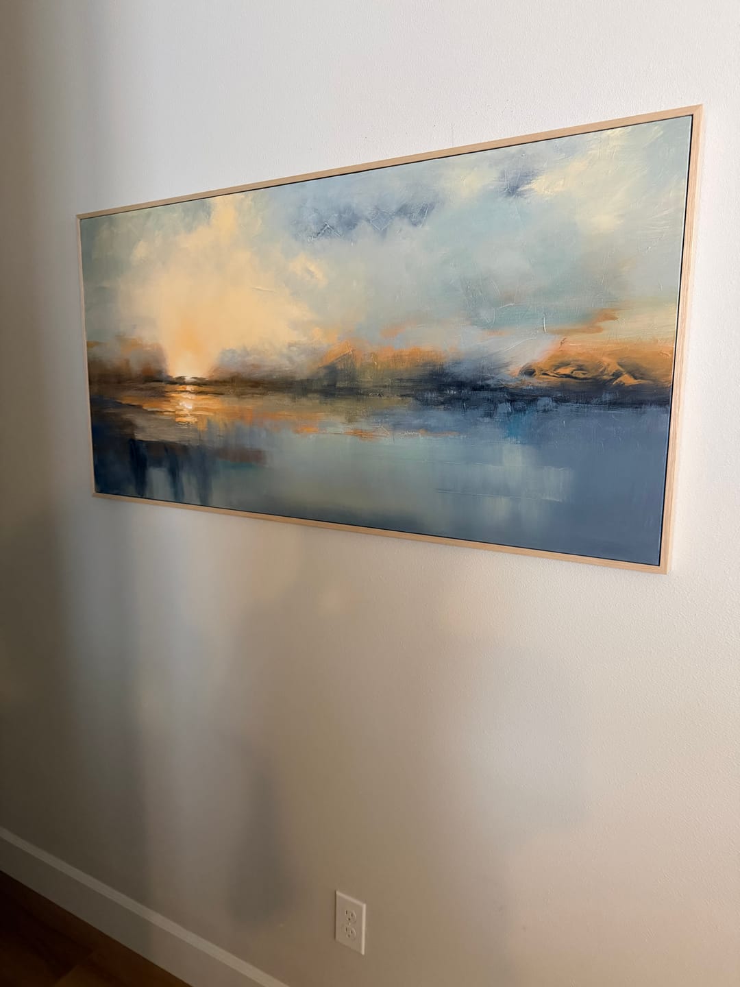 Customer photo review of Abstract Wall Art #VA002