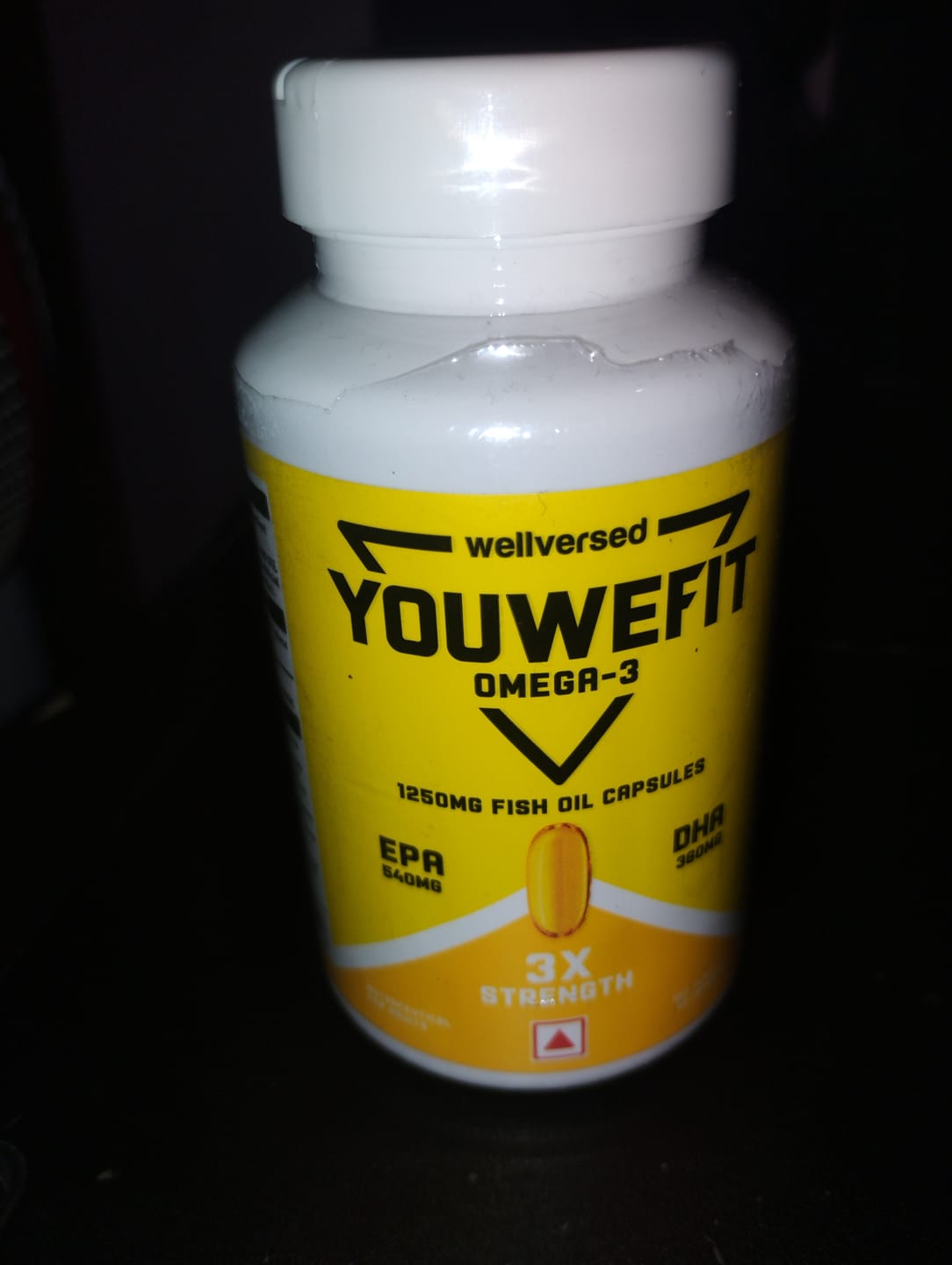 Customer photo review of YouWeFit Omega-3 Fish Oil (90 Capsules), 1250mg