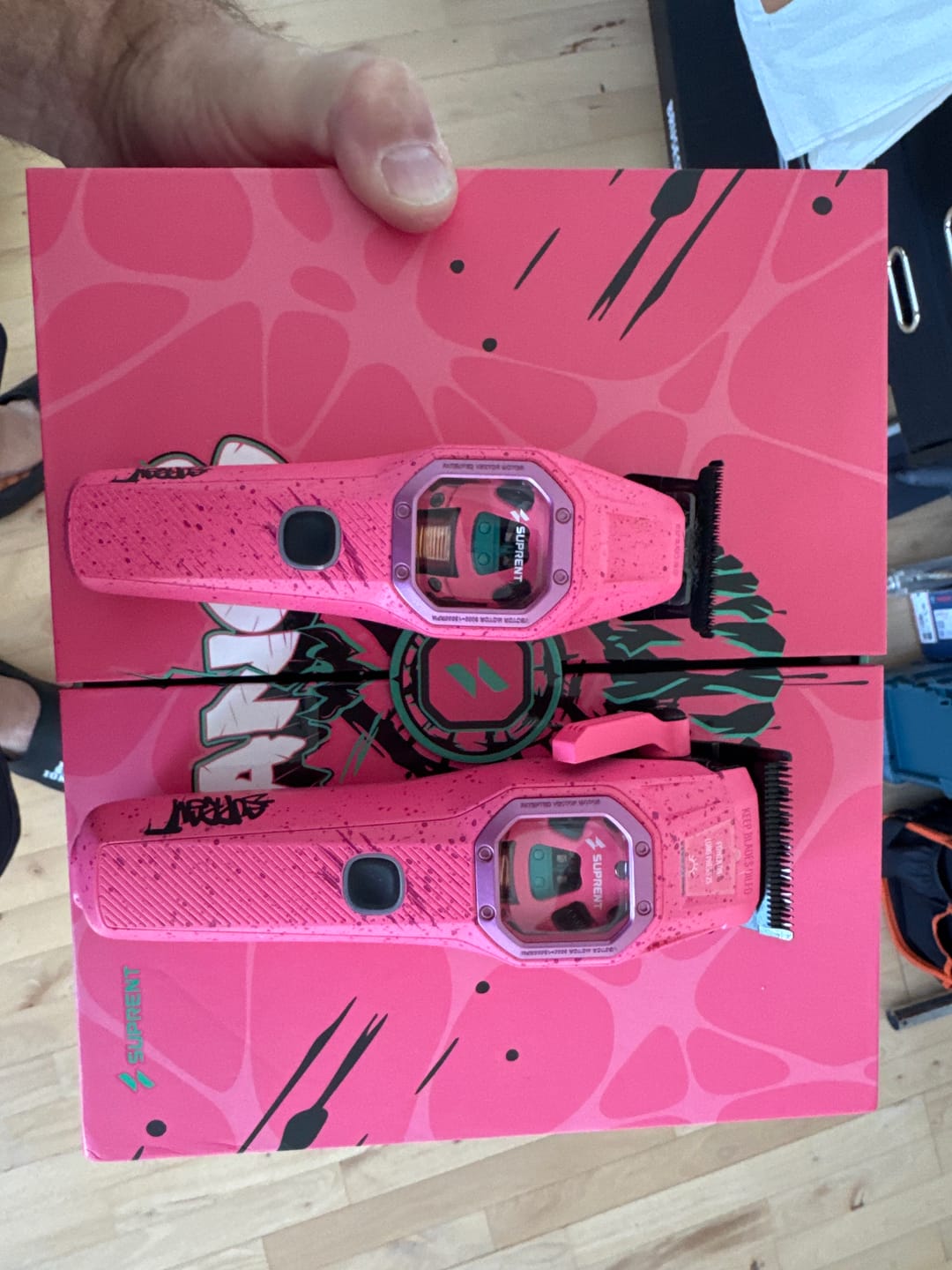 Customer photo review of SUPRENT FANGS Vice Edition Clipper Trimmer Combo HC976PX