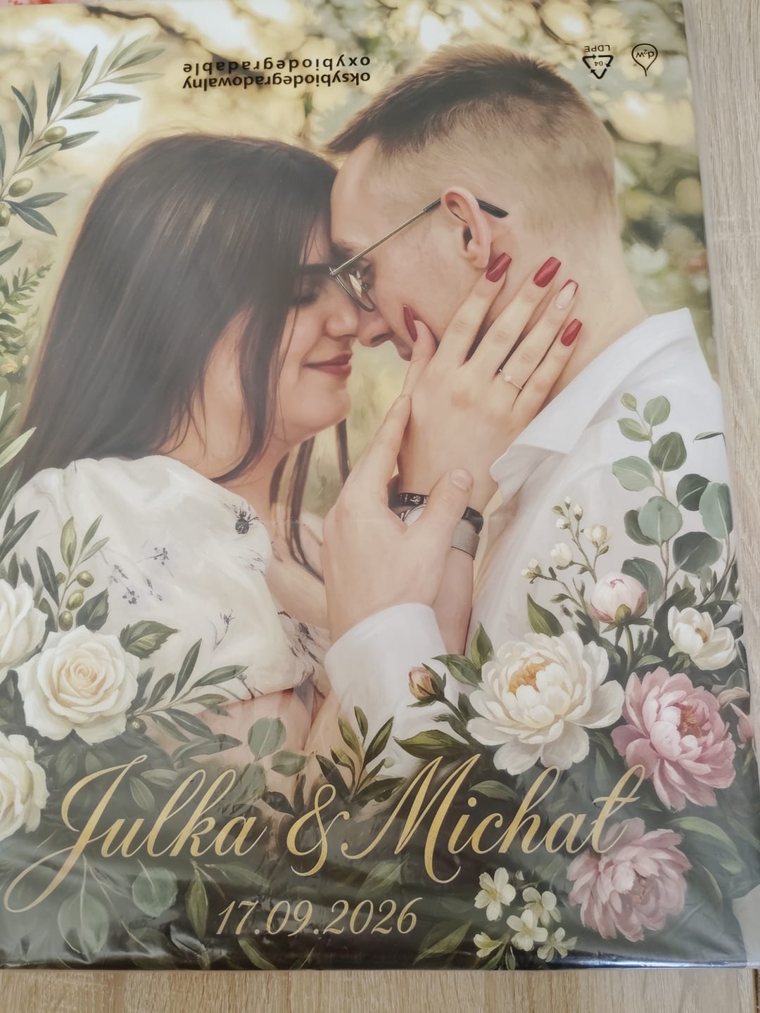Customer photo review of Miłość Wśród Kwiatów - Karykatura ze zdjęcia