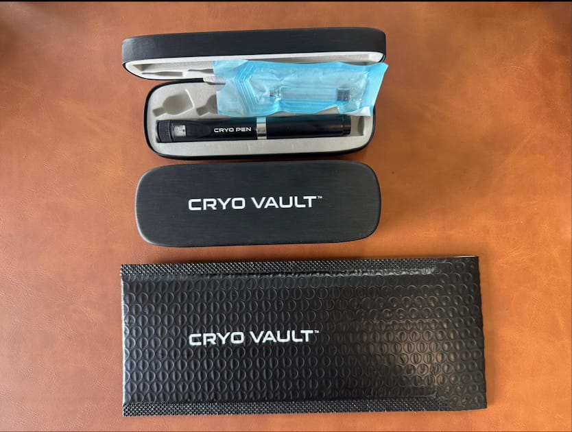 Customer photo review of Cryo Vault ™ Cryo Pen