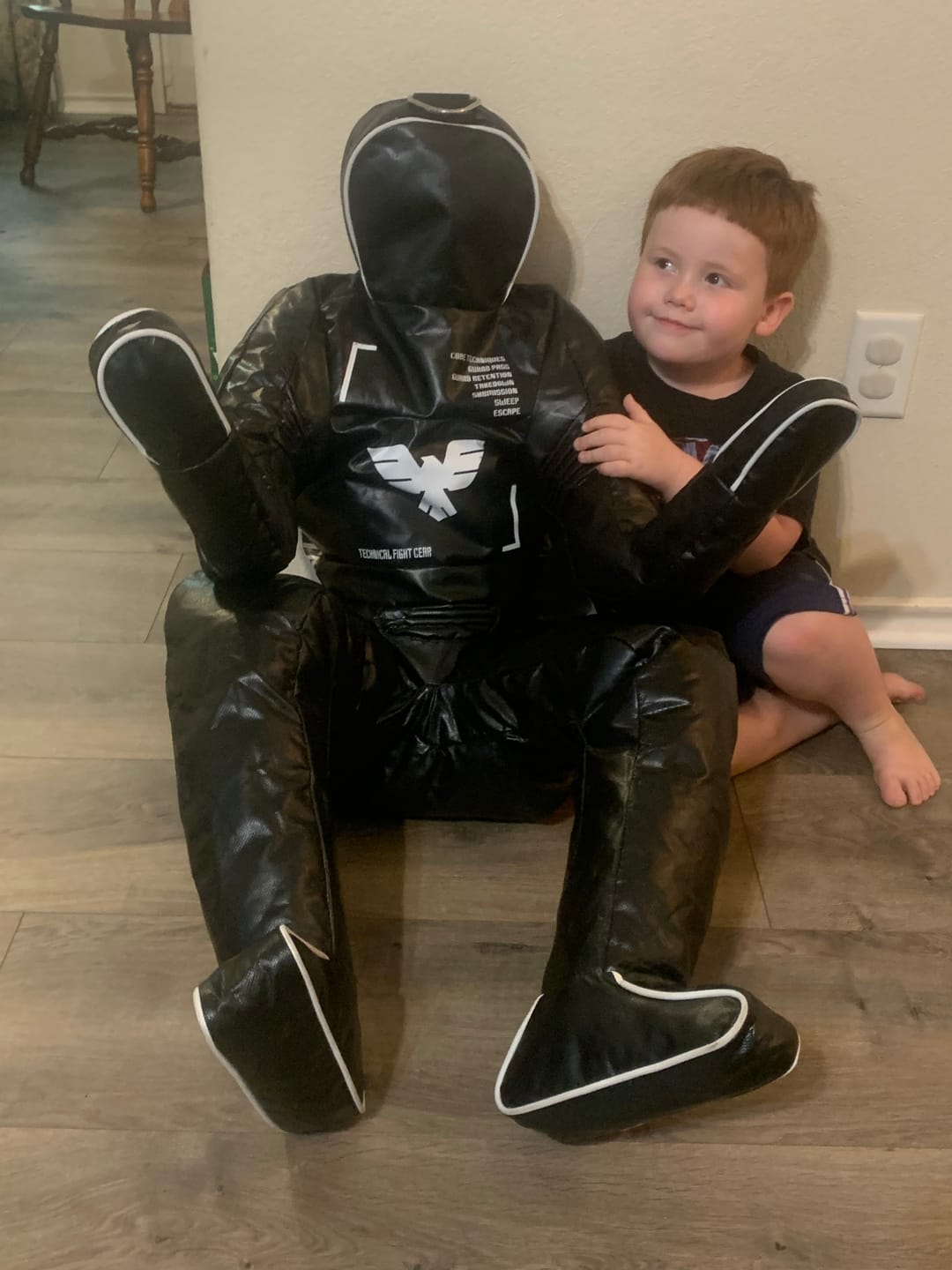 Customer photo review of Kids Essential BJJ Grappling Dummy - 120cm Unfilled