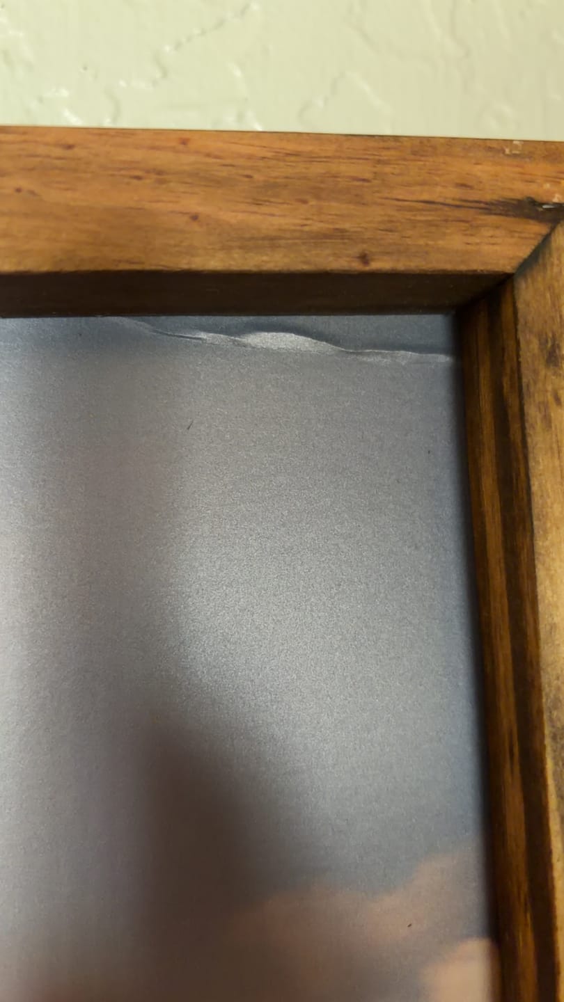Customer photo review of Framed photo
