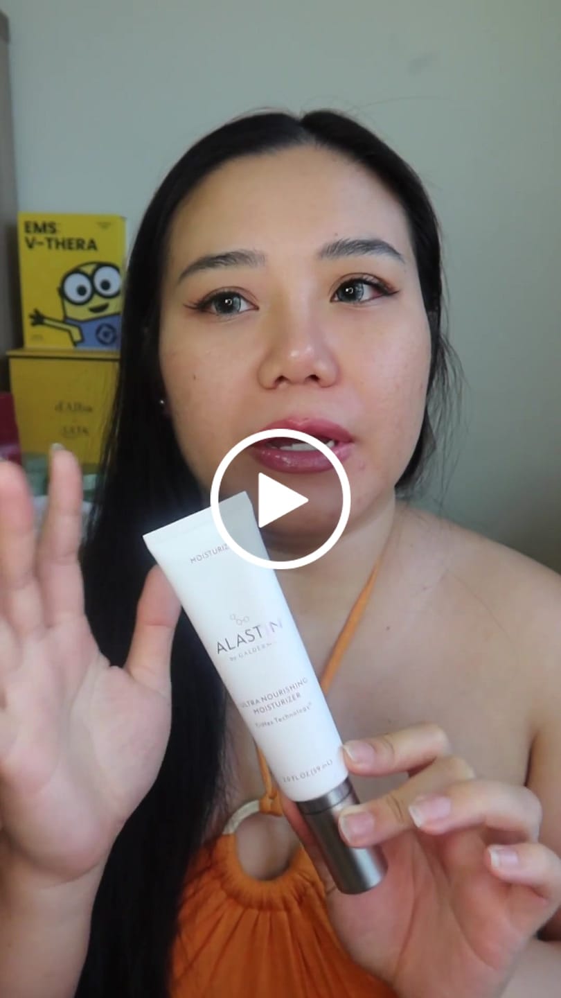 Customer video review of Alastin Skincare Ultra Nourishing Moisturizer with TriHex Technology®