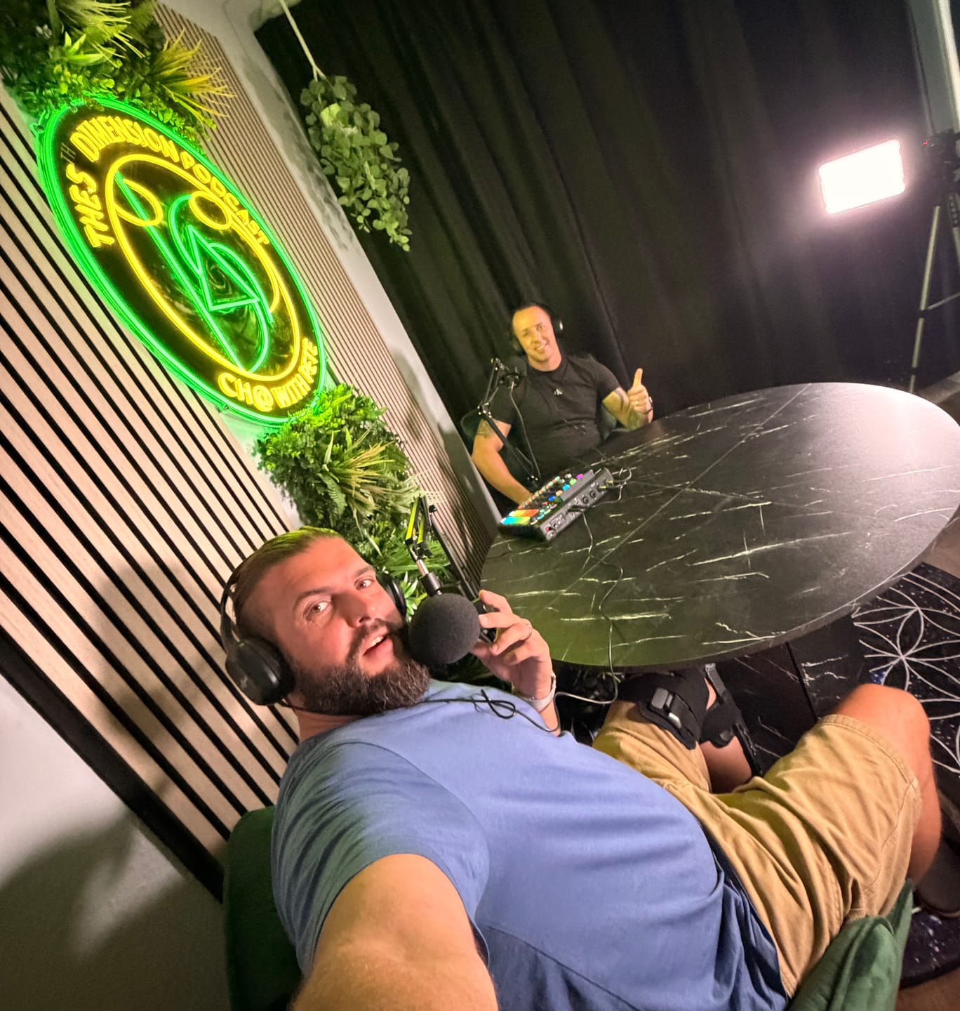 Customer photo review of THE 5TH DIMENSION PODCAST | LED NEON SIGN