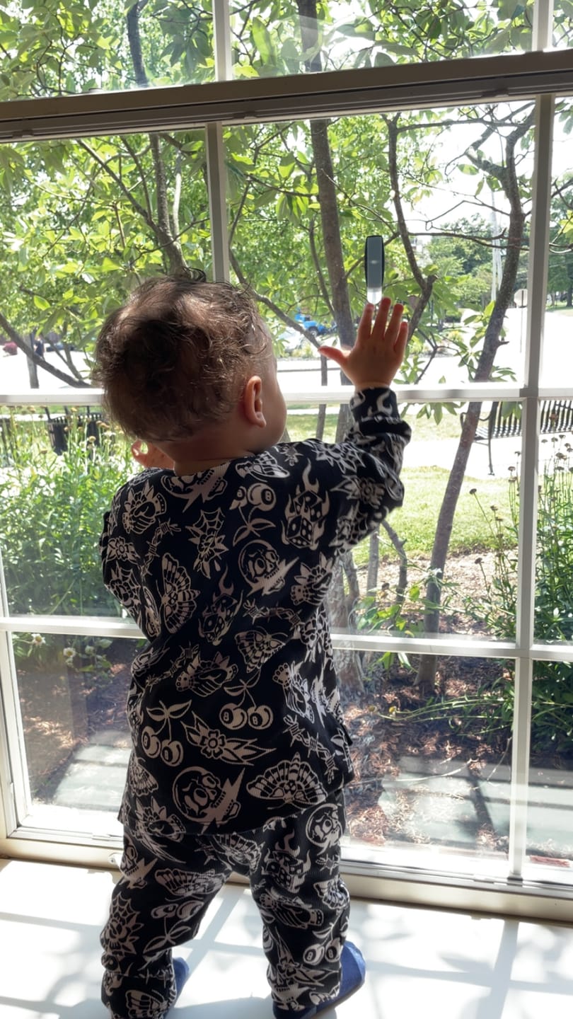 Customer photo review of Organic Ribbed Set in Bad Boy [Midnight Edition]