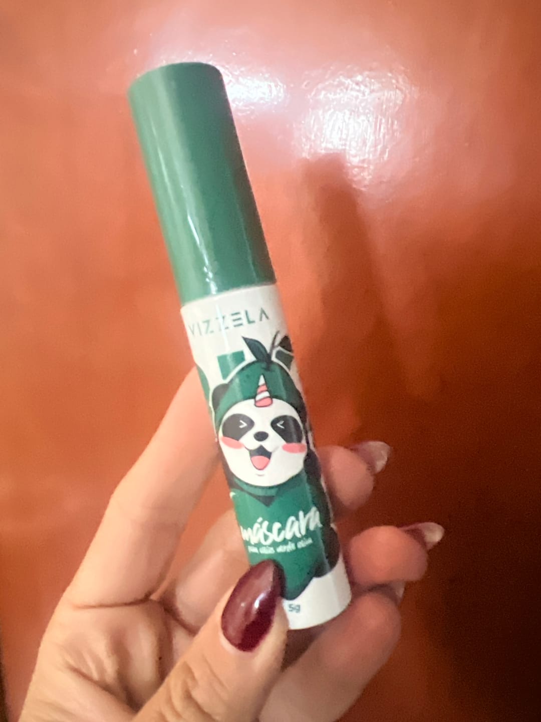 Customer photo review of Máscara Para Cílios Big No Panda Olive Green - Vizzela - Verde