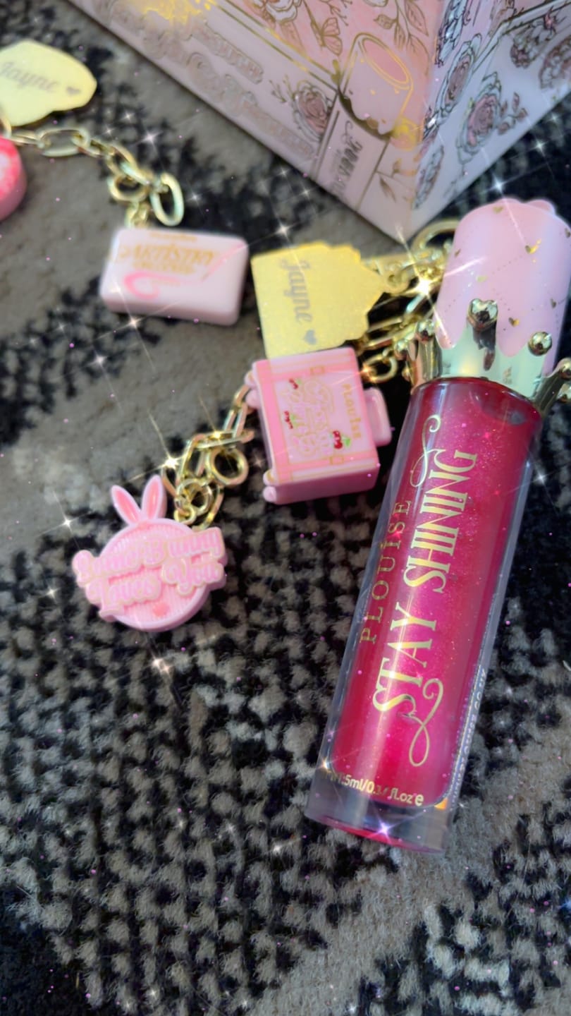 Customer photo review of Personalised Stay Shining Lip Oil