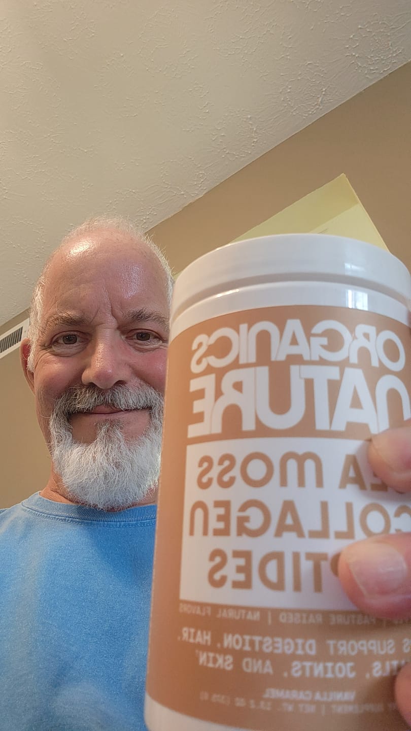 Customer photo review of Vanilla-Caramel Collagen Sea Moss
